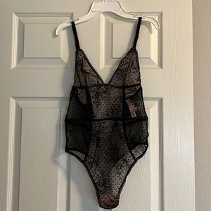 Victoria’s Secret black lace teddy